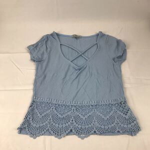 charlotte russe‎ small croptop sky blue